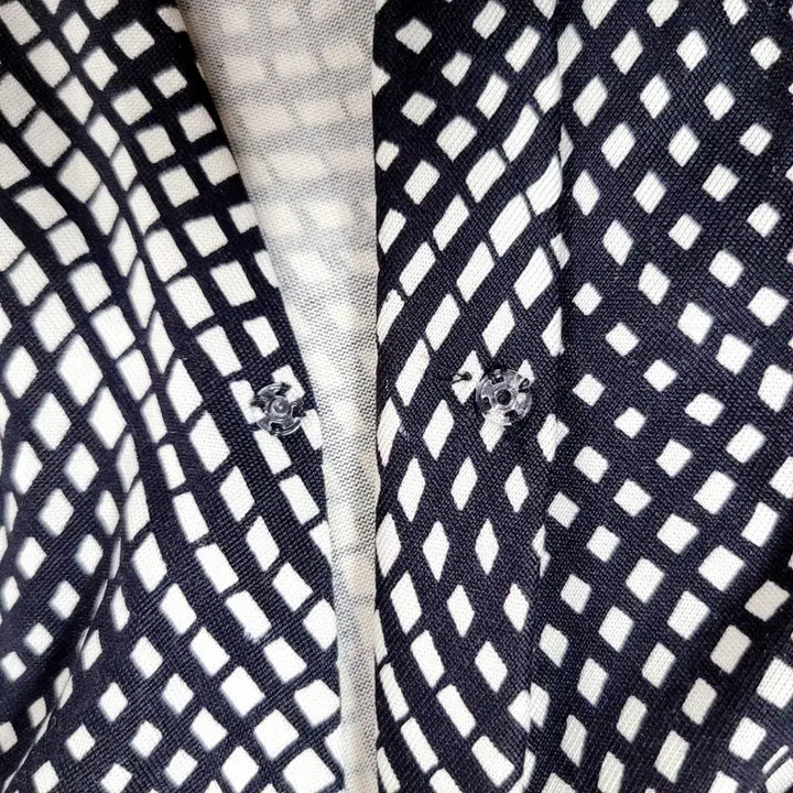 [BUNJANG] DVF Silk Jersey Bishop Sleeve Wrap Dress / +DVF 실크 저지 비숍 시폰 소매 랩 원피스 매장판 Y921