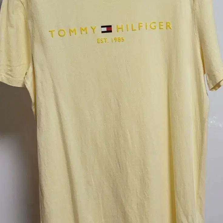[SOLD OUT] 타미힐피거 레몬색 반팔티 M 사이즈