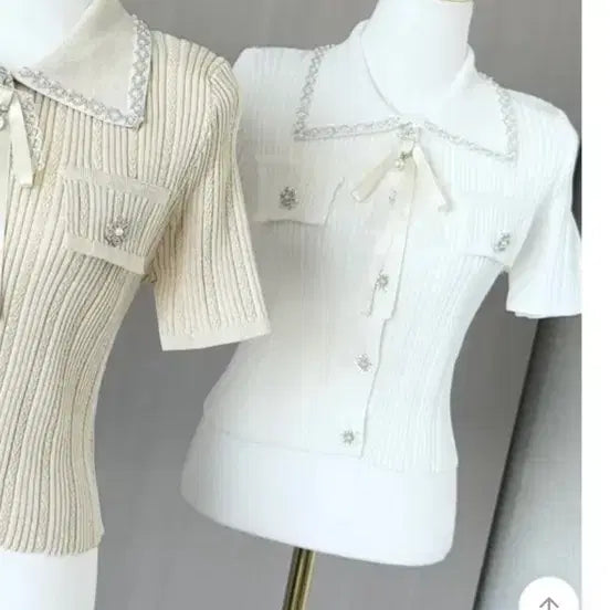 [BUNJANG] Cubic Collar Knit Cardigan / 큐빅 카라 니트 가디건 수입의류