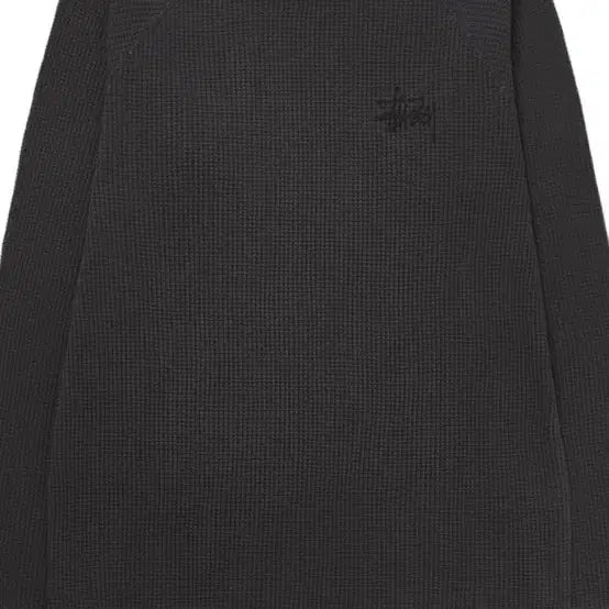 [SOLD OUT] 스투시 래글런 써멀 롱슬리브 크루 워시드 블랙 s사이즈