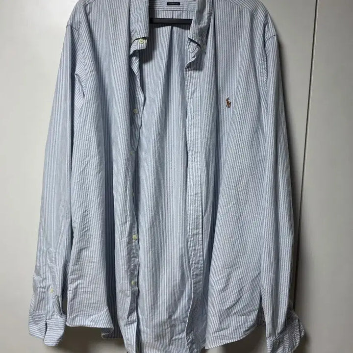[SOLD OUT] 폴로 옥스포드 셔츠 클래식핏 XXL 스카이블루 스트라이프