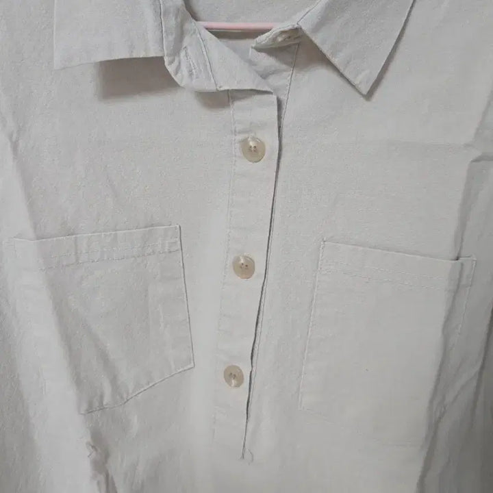 [BUNJANG] Yuripit Beige Collar Neck Shirt Dress / 여리핏 소녀룩 스쿨룩 베이지 카라넥 셔츠 원피스