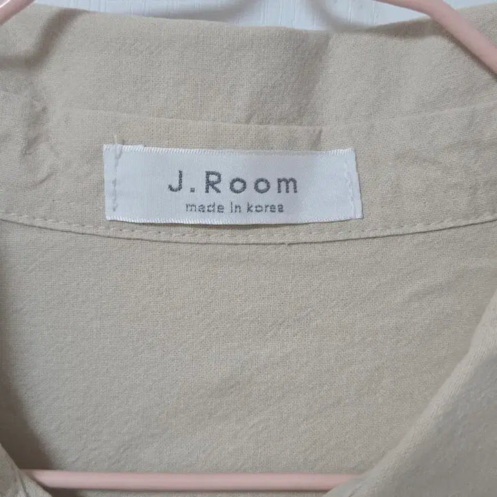 [BUNJANG] Yuripit Beige Collar Neck Shirt Dress / 여리핏 소녀룩 스쿨룩 베이지 카라넥 셔츠 원피스