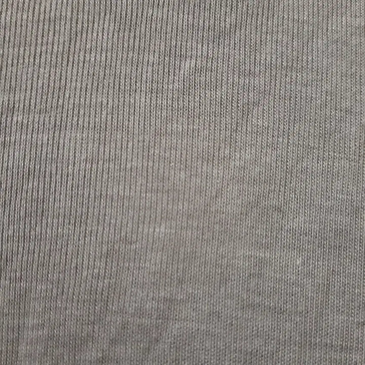 [BUNJANG] Round Neck Slim Fit Long Sleeve T-shirt - Gray / 라운드넥 슬림핏 긴팔 티셔츠 그레이