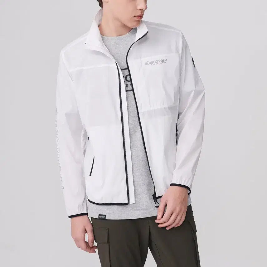 [BUNJANG] Discovery Lightweight Windbreaker Jacket / [L] 디스커버리(DISCOVERY) 경량 바람막이 집업