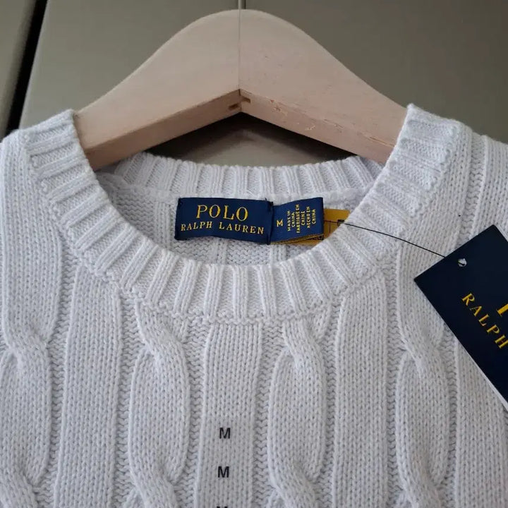 [SOLD OUT] 폴로 랄프로렌 케이블 반팔 니트 M 사이즈.