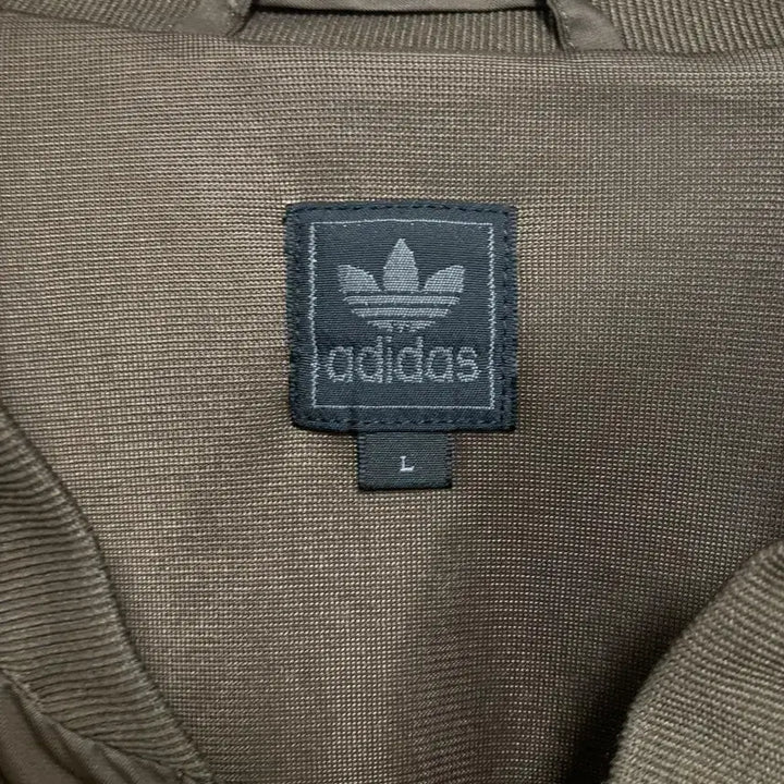 [BUNJANG] Adidas Brown Gold Jersey Zip-Up Track Top Jacket / 아디다스 브라운 골드 져지 갈금 자켓 집업 트랙탑