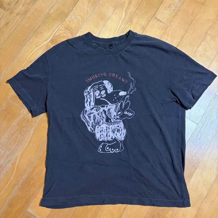 [SOLD OUT] [2] 폴리테루 x 행크 그래픽 티셔츠 블루독 퍼플 차콜