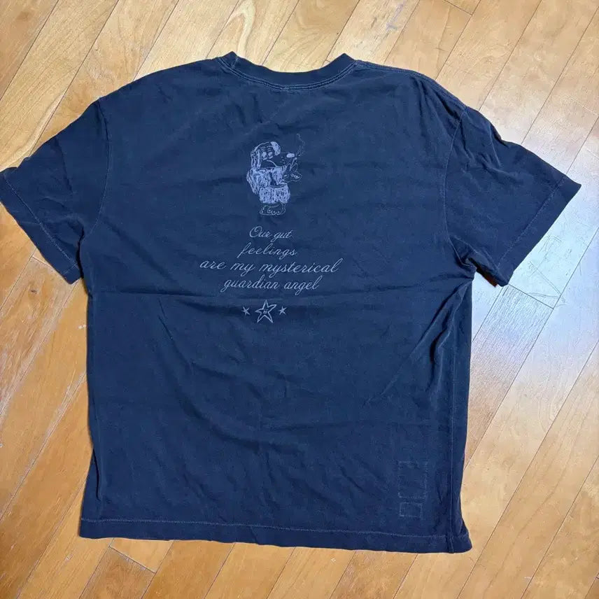 [SOLD OUT] [2] 폴리테루 x 행크 그래픽 티셔츠 블루독 퍼플 차콜