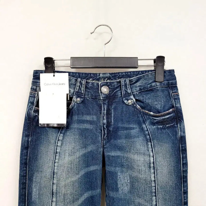[BUNJANG] Calvin Klein 핀턱 워싱 데님 Jeans / +ck 캘빈클라인 핀턱 워싱 데님 매장판 Y925