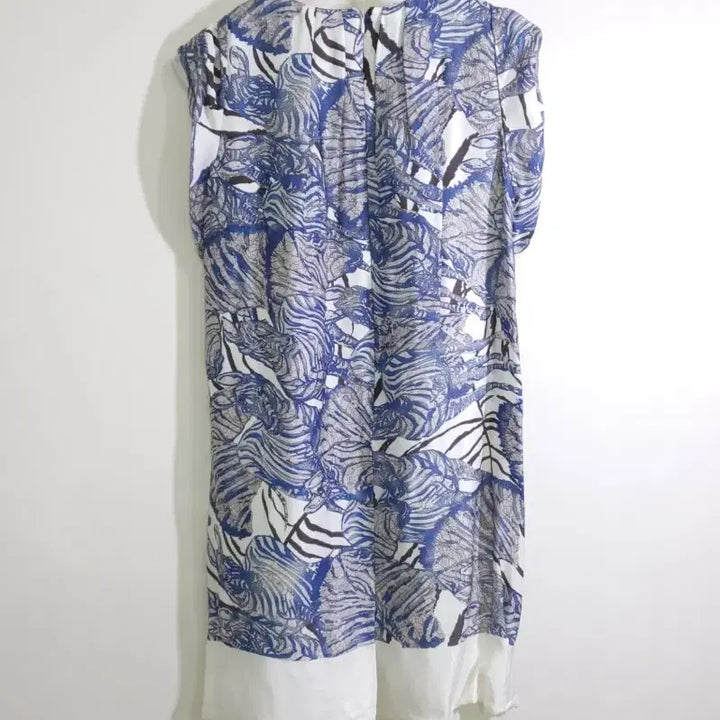[BUNJANG] Obzee Blue Patterned Princess Dress / Obzee 원피스 1