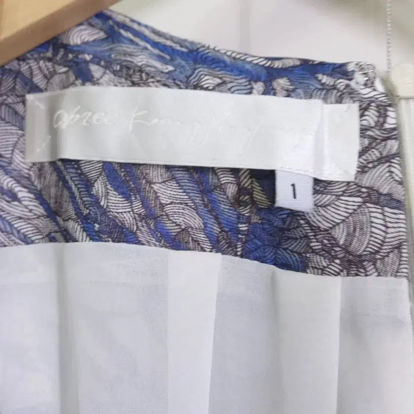 [BUNJANG] Obzee Blue Patterned Princess Dress / Obzee 원피스 1