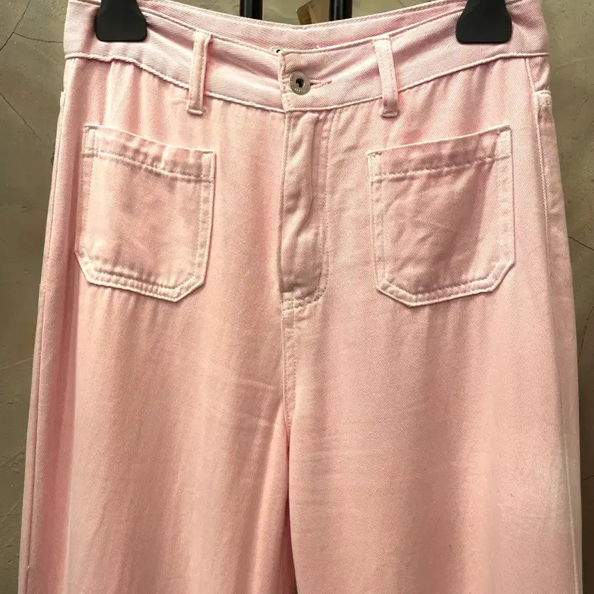 [SOLD OUT] 미우미우 코튼캔디 와이드 면 팬츠 M(26)