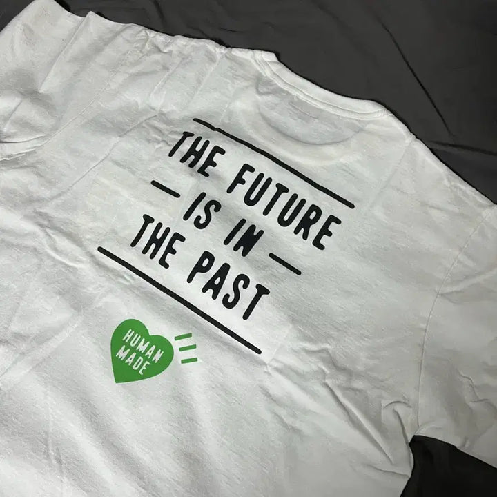 [SOLD OUT] (XL) 휴먼메이드 교토 한정 하트 반팔티 화이트
