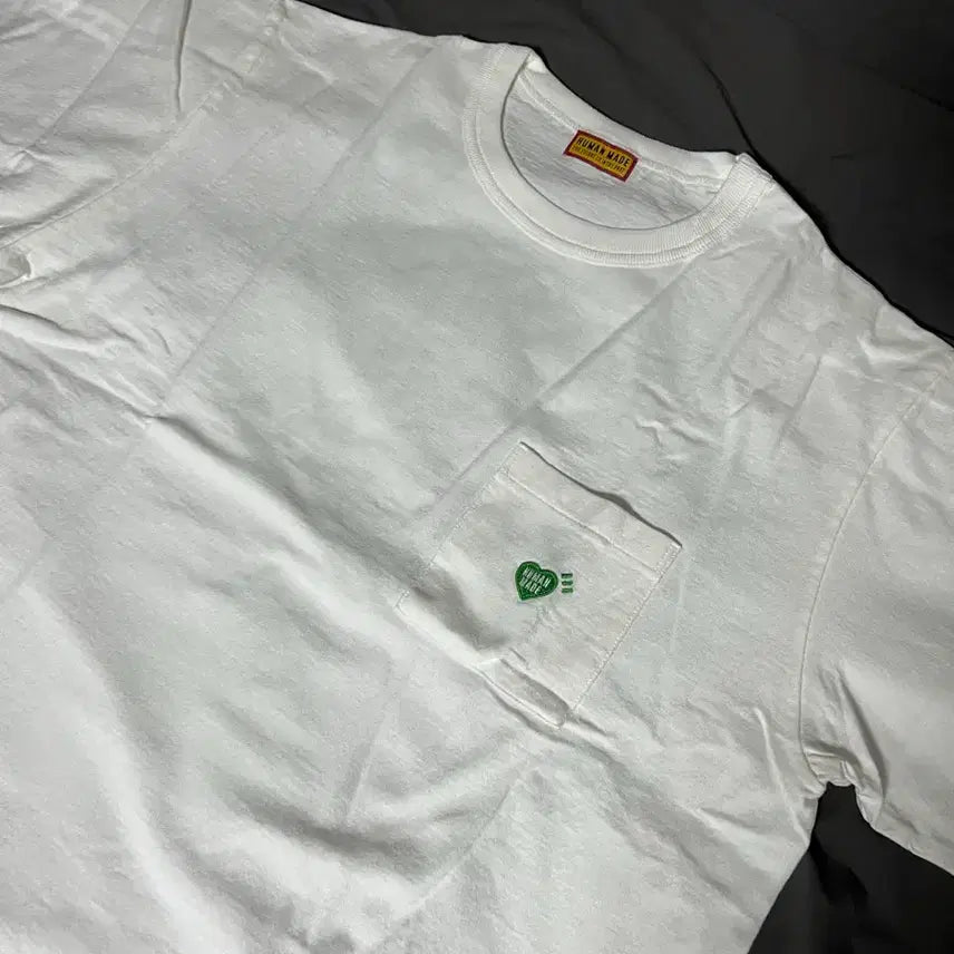 [SOLD OUT] (XL) 휴먼메이드 교토 한정 하트 반팔티 화이트