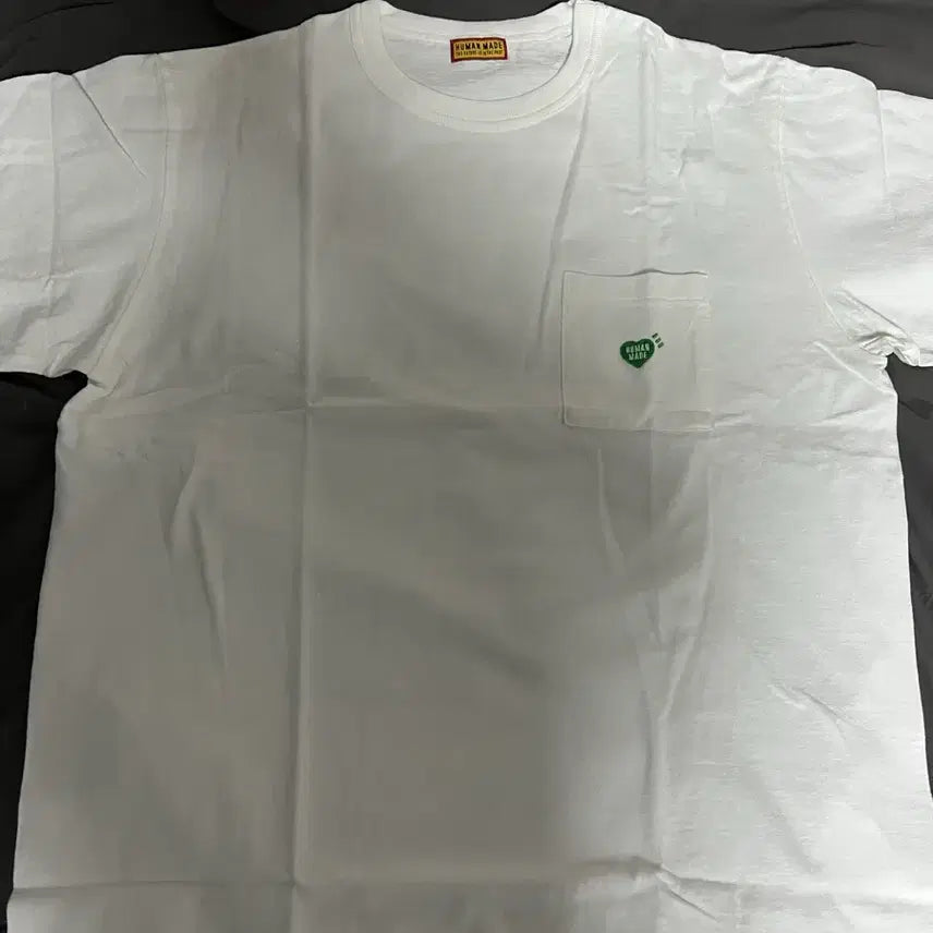 [SOLD OUT] (XL) 휴먼메이드 교토 한정 하트 반팔티 화이트