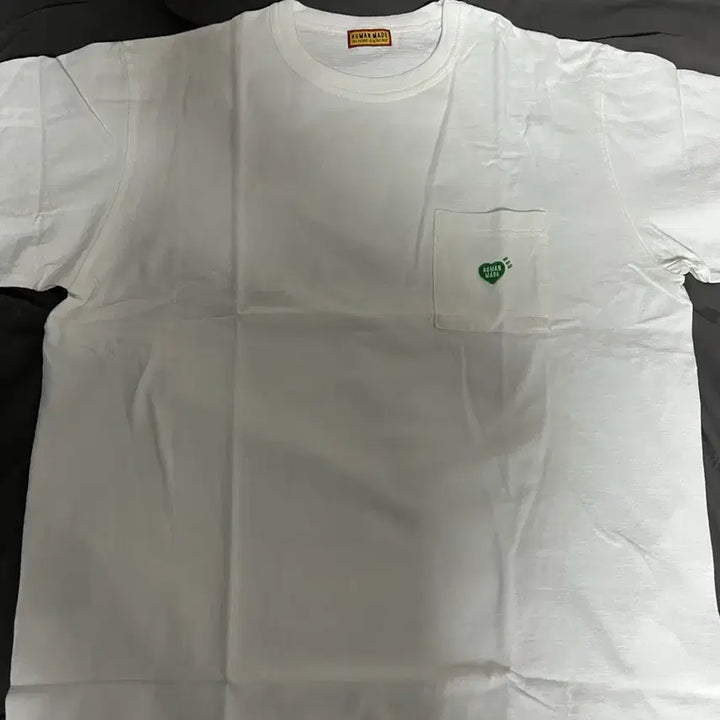 [SOLD OUT] (XL) 휴먼메이드 교토 한정 하트 반팔티 화이트