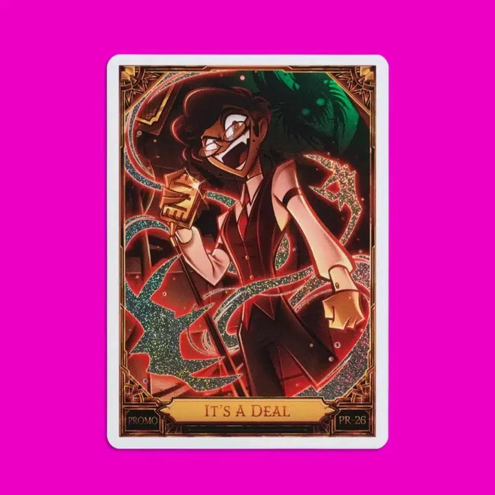 [BUNJANG] Hazbin Hotel Alastor PR-26 Promo Card / 해즈빈 호텔 휴먼 알래스터 프로모 카드 PR-26 미개봉