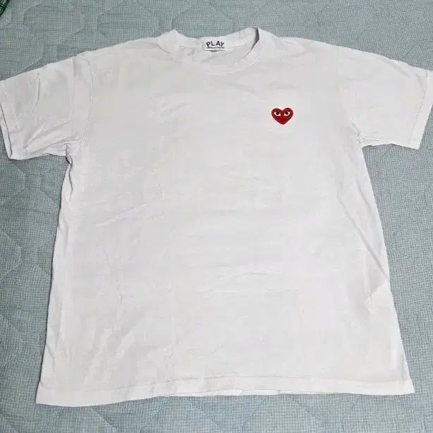 [SOLD OUT] 꼼데가르송 반팔티 화이트 L