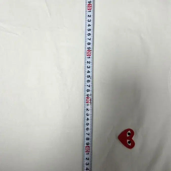 [SOLD OUT] 꼼데가르송 반팔티 화이트 L