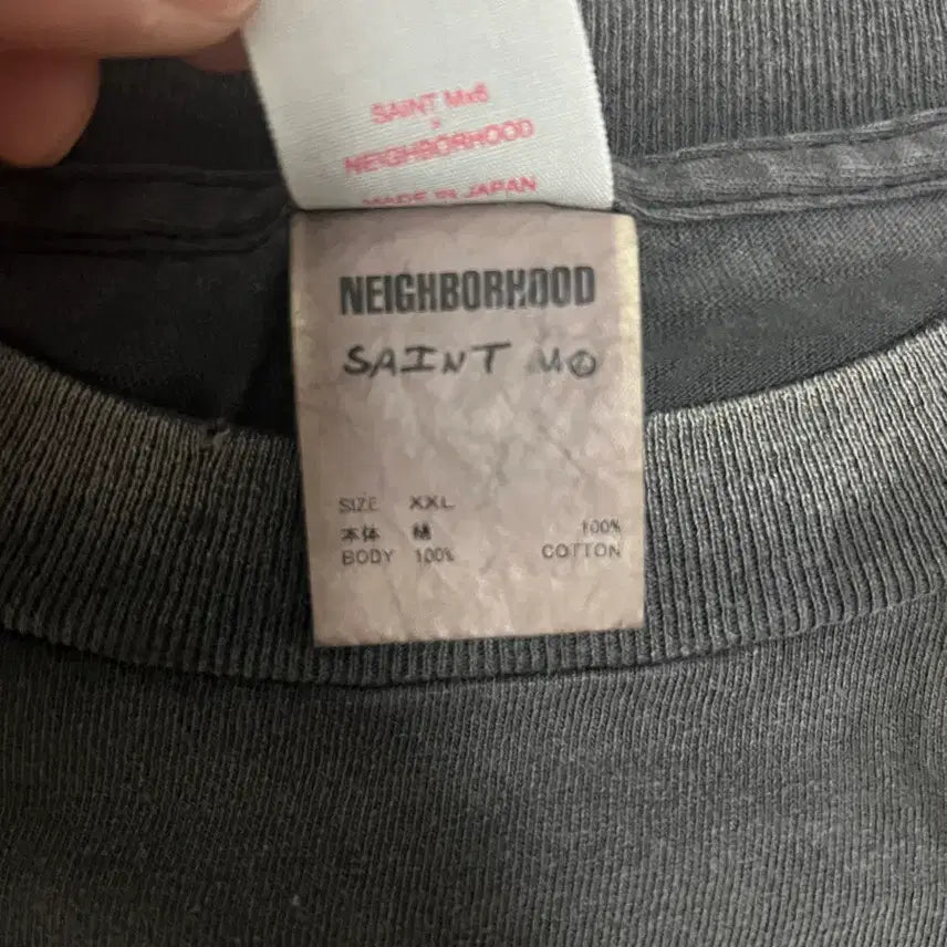[BUNJANG] Saint Michael x Neighborhood Short Sleeve XXL / 세인트미카엘 x 네이버후드 STHD 반팔 XXL