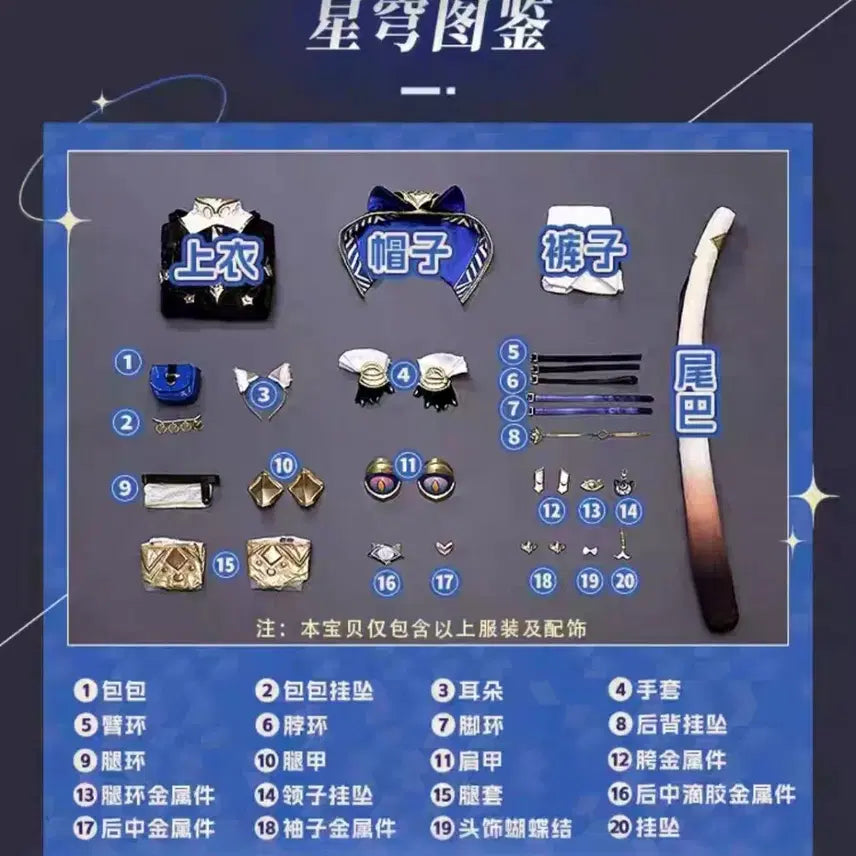 [BUNJANG] Honkai: Star Rail Cipher Cosplay Costume / 붕괴 스타레일 사이퍼 코스프레 의상 판매합니다