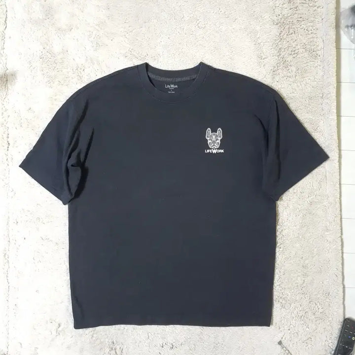 [BUNJANG] LifeWork Short Sleeve T-shirt (Size L) / 라이프워크 반팔 L  (110