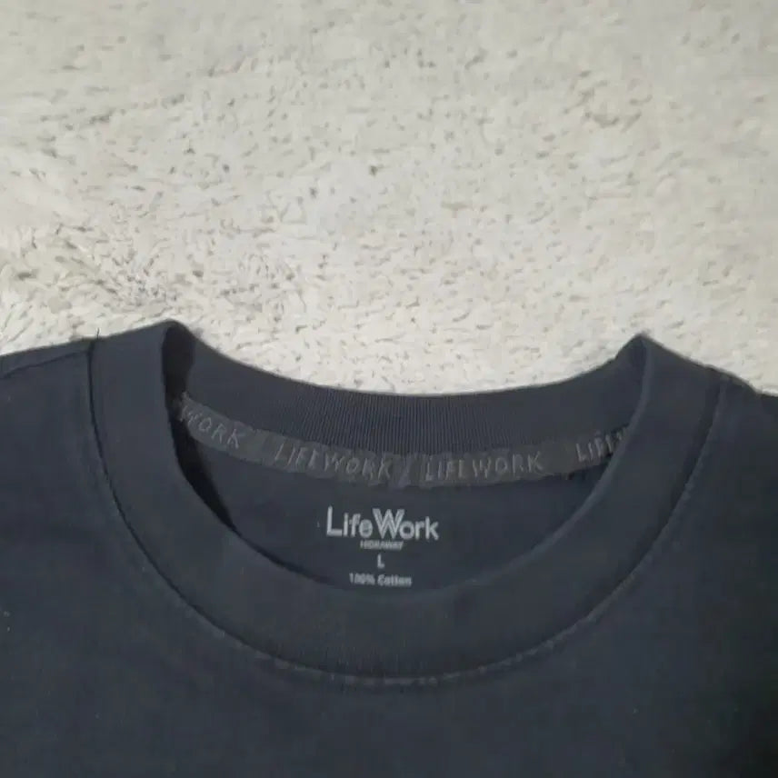 [BUNJANG] LifeWork Short Sleeve T-shirt (Size L) / 라이프워크 반팔 L  (110