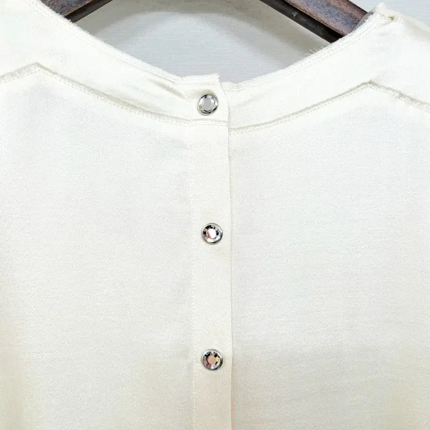 [BUNJANG] Balmain Drape Maxi Bow Silk Blouse / +발망 드레이프 맥시 보우 실크 블라우스 K736
