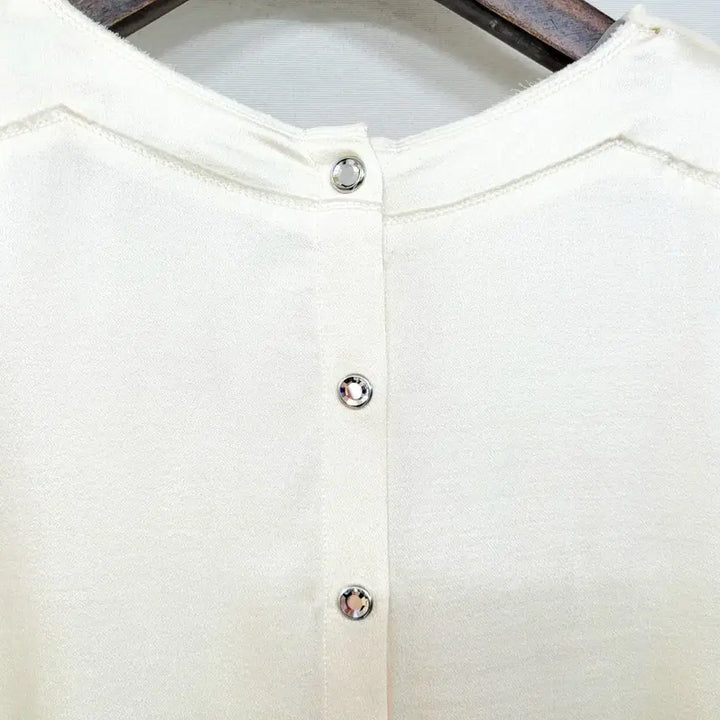[BUNJANG] Balmain Drape Maxi Bow Silk Blouse / +발망 드레이프 맥시 보우 실크 블라우스 K736