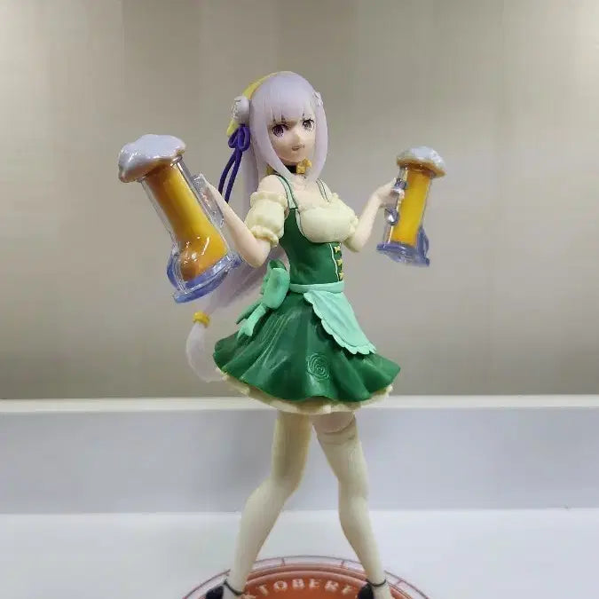 [BUNJANG] Re:Zero Emilia Beer Server Figure / 리제로 에밀리아 맥주 종업원 피규어