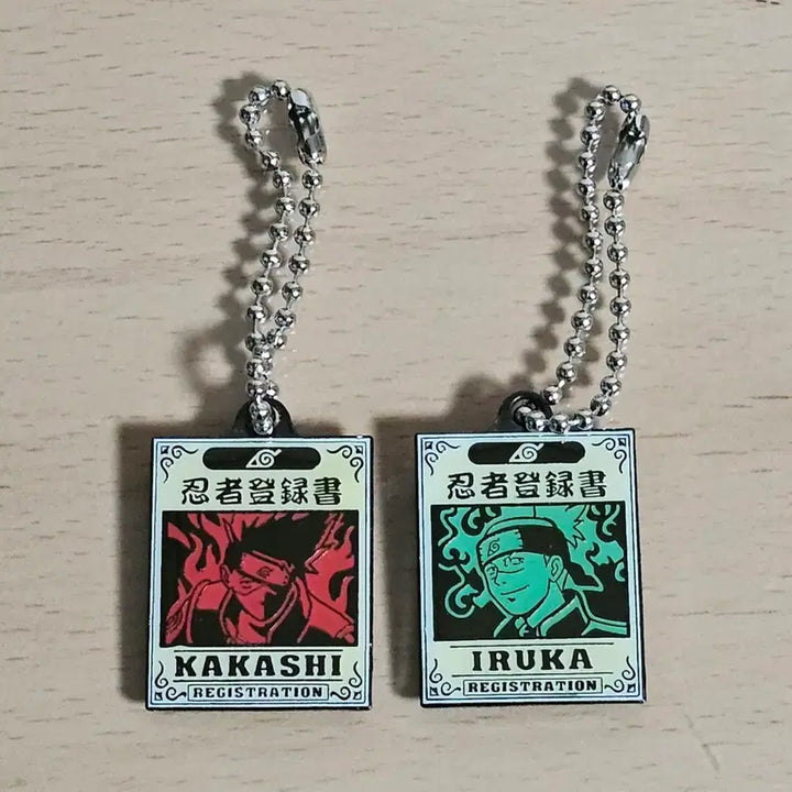 [SOLD OUT] 카카시 이루카 웨하스 뱃지 일괄