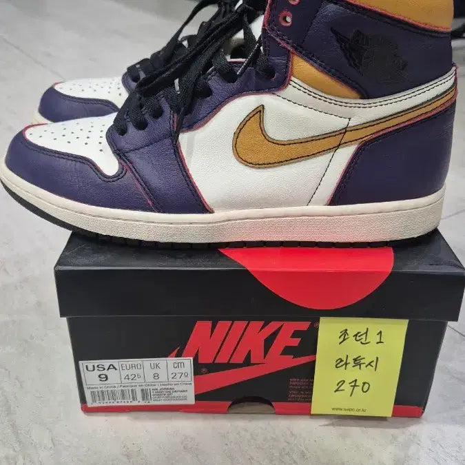[BUNJANG] Nike Jordan 1 SB LA to Chicago Sneakers / [270] 조던1 SB 라투시 (LA TO CH)