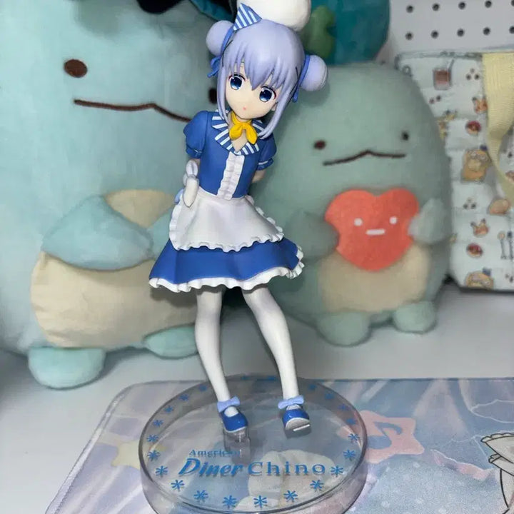 [BUNJANG] Gochuumon wa Usagi Desu ka? Chino American Diner Figure / 주문은 토끼입니까 아메리칸 디너 치노 피규어