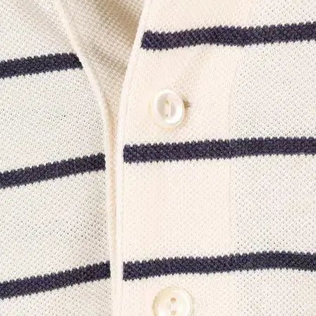 [BUNJANG] Lacoste Striped Polo Shirt / [L] 라코스테 스트라이프 카라티