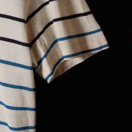 [BUNJANG] Lacoste Striped Polo Shirt / [L] 라코스테 스트라이프 카라티