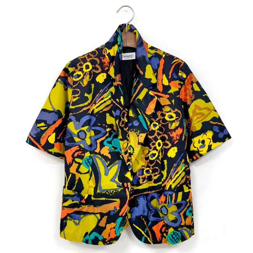 [BUNJANG] Missoni Art Print Jacket / +미쏘니 아트 프린트 희귀 패턴 자켓 Y926