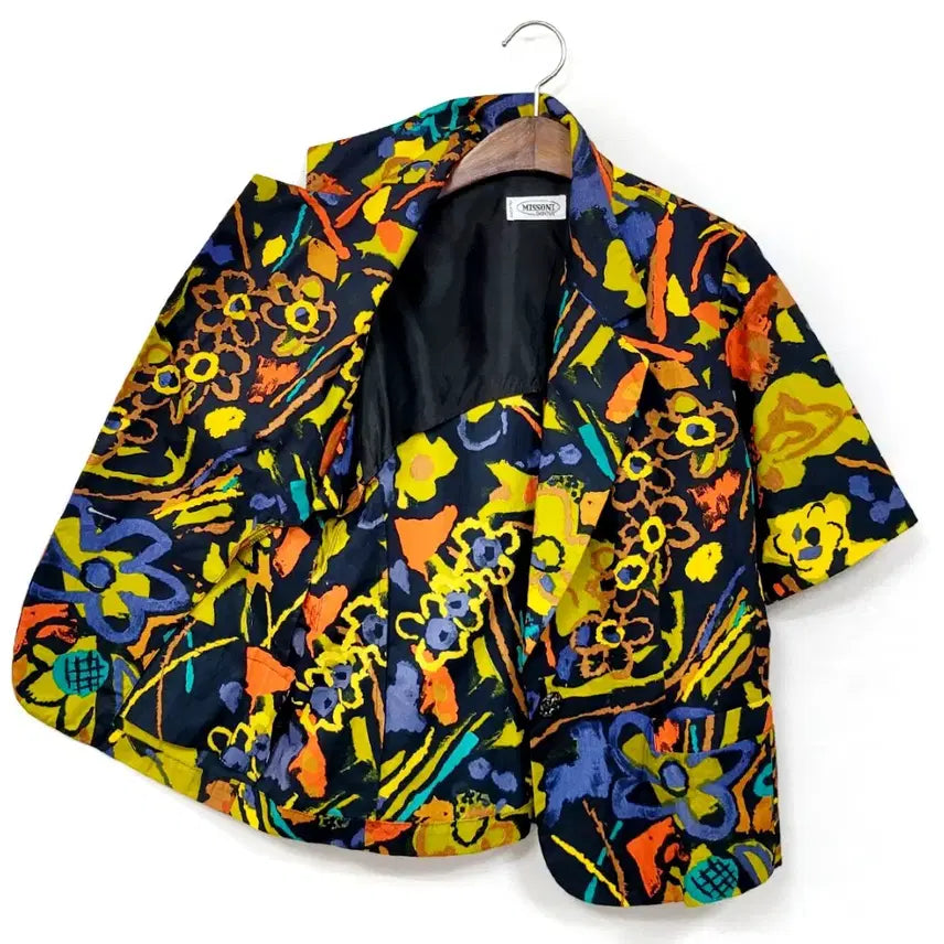 [BUNJANG] Missoni Art Print Jacket / +미쏘니 아트 프린트 희귀 패턴 자켓 Y926