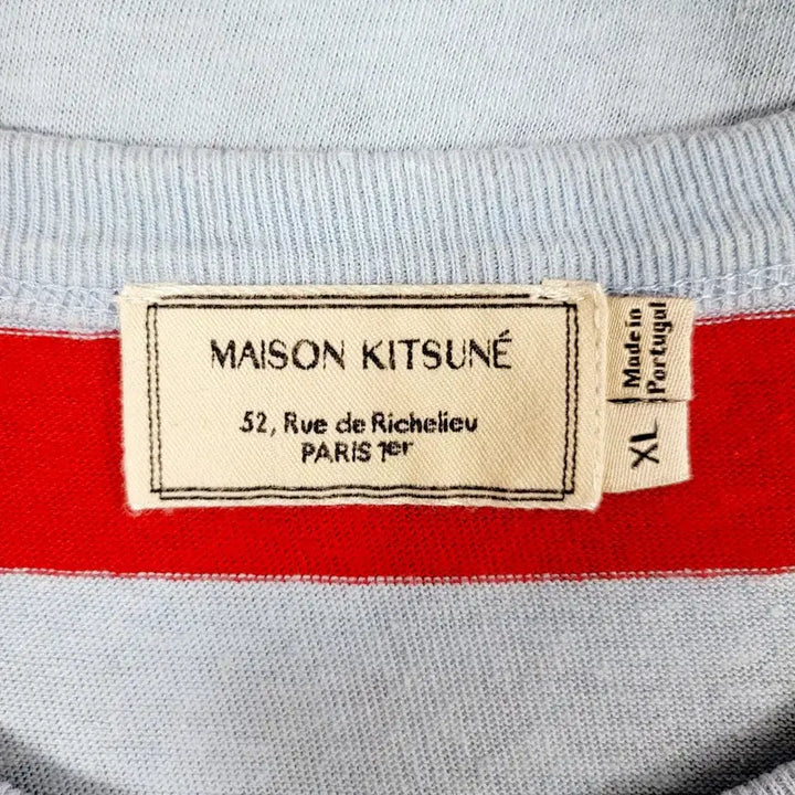 [BUNJANG] Maison Kitsune Tricolor Fox Patch T-shirt / 메종키츠네 트리컬러 폭스 패치 Y927