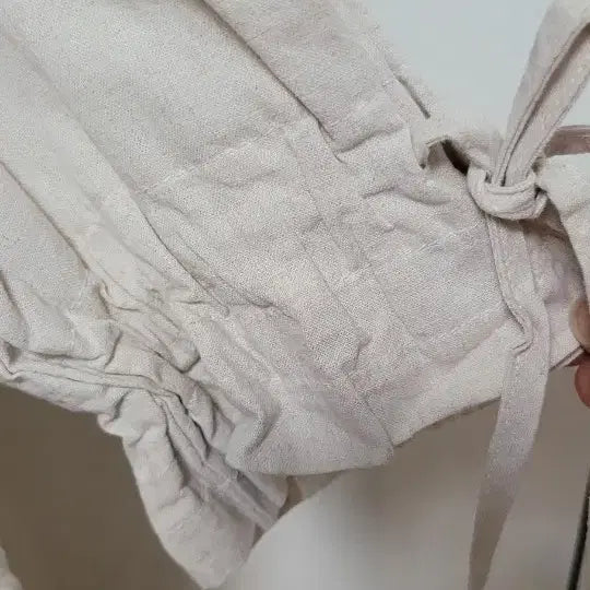[BUNJANG] MIHO Ivory Linen Long Dress / MIHO 아이보리 린넨 롱 원피스