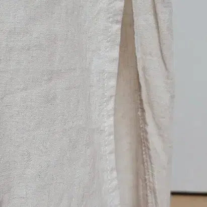 [BUNJANG] MIHO Ivory Linen Long Dress / MIHO 아이보리 린넨 롱 원피스