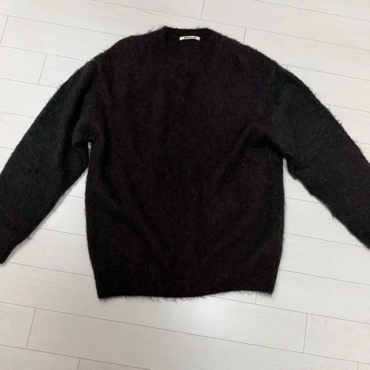[BUNJANG] Auralee Mohair Knit Sweater / 한글택) 오라리 모헤어 니트 3 사이즈  찢김 구멍 오염 일체 없습니다