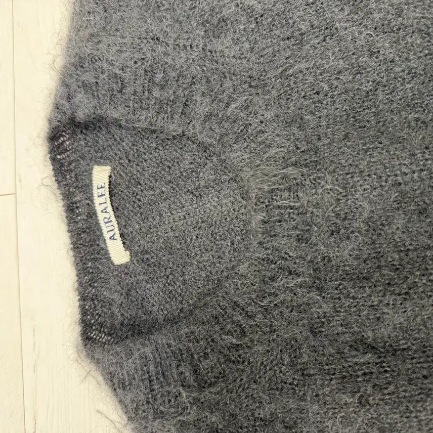 [BUNJANG] Auralee Mohair Knit Sweater / 한글택) 오라리 모헤어 니트 3 사이즈  찢김 구멍 오염 일체 없습니다