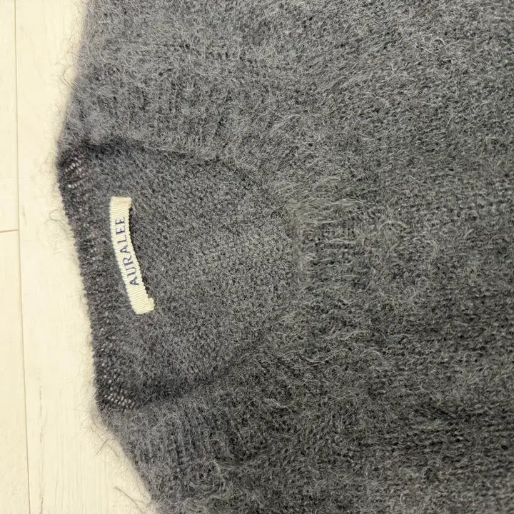 [BUNJANG] Auralee Mohair Knit Sweater / 한글택) 오라리 모헤어 니트 3 사이즈  찢김 구멍 오염 일체 없습니다