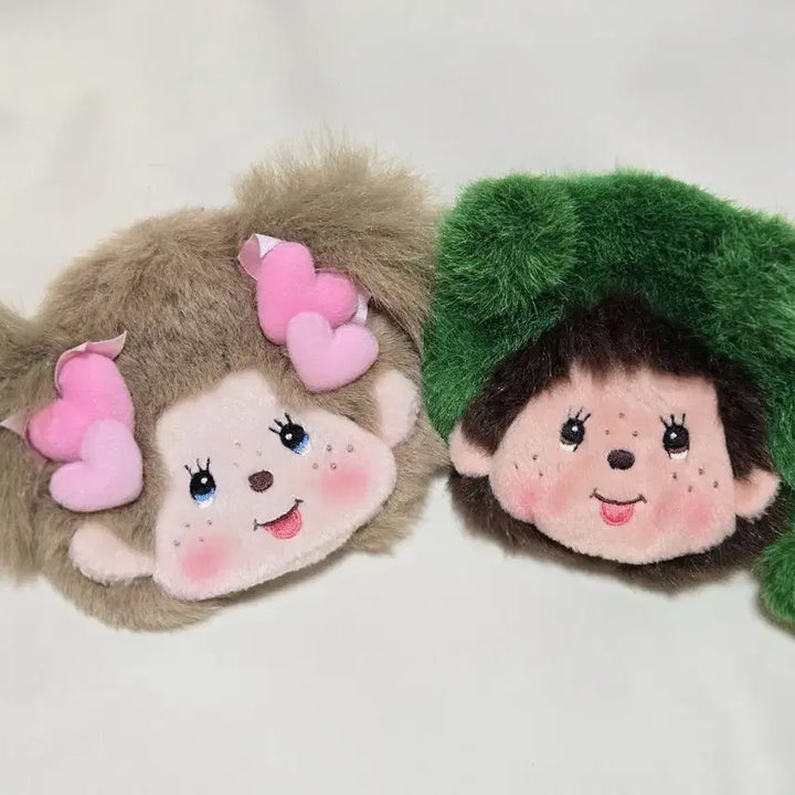 [BUNJANG] Monchhichi Heart Twin Wallet / 몬치치 하트 트윈 지갑