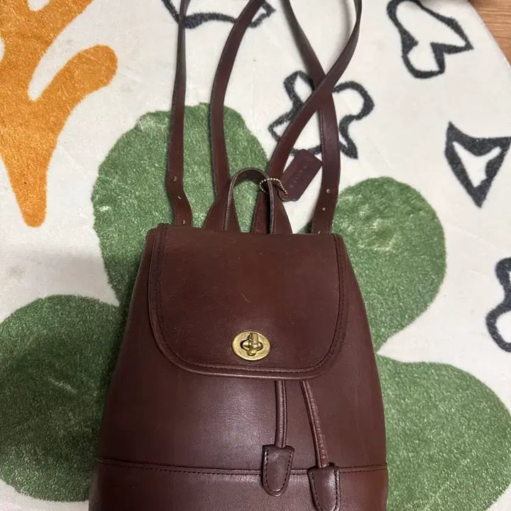 [BUNJANG] Coach Mini Leather Backpack / 올드코치 정품 미니 백팩