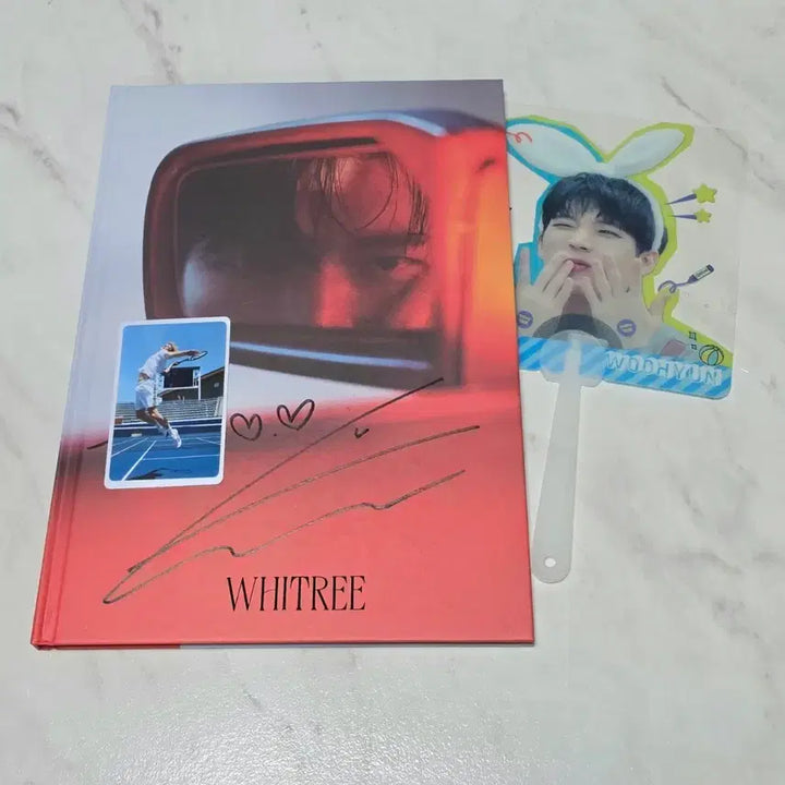[BUNJANG] Nam Woohyun Whitree Signed Album / 남우현 우현 친필 싸인 앨범 베비베비 화이트리 WHITREE 양도
