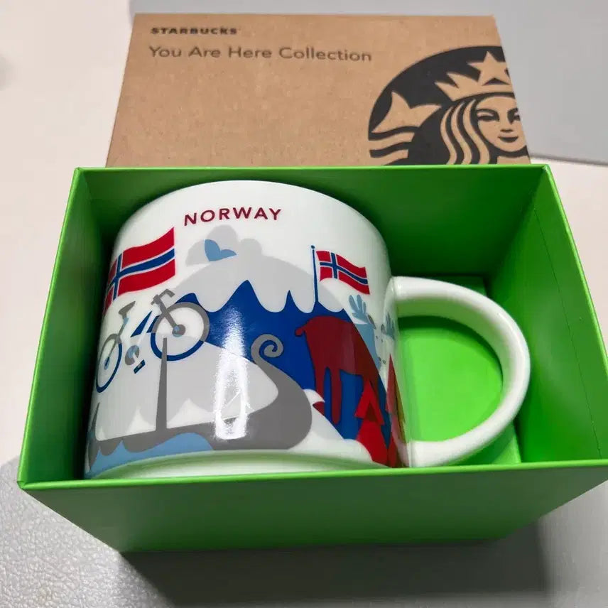 [BUNJANG] Starbucks You Are Here Norway City Mug / 스타벅스 유아히어 You Are Here 노르웨이 시티컵 머그컵