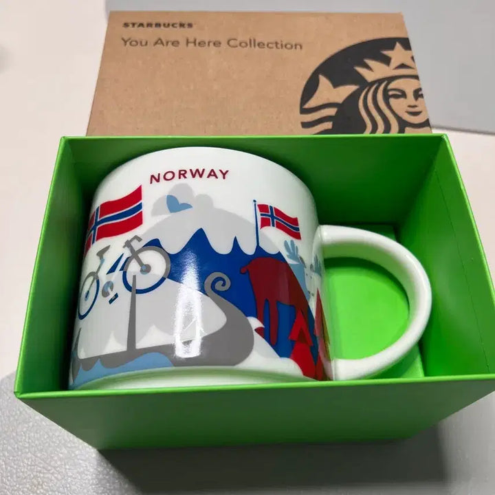 [BUNJANG] Starbucks You Are Here Norway City Mug / 스타벅스 유아히어 You Are Here 노르웨이 시티컵 머그컵