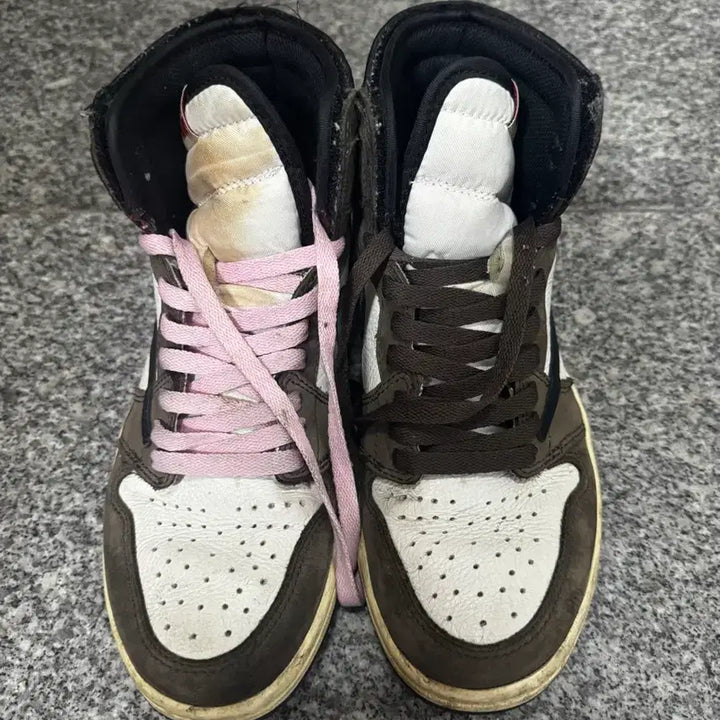 [BUNJANG] Travis Scott Mocha High Sneakers / 트래비스 스캇 모카 하이 250